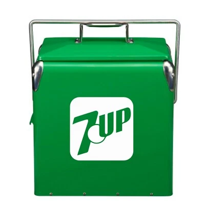 Vintage Style 7-up Decal. 6inch White or Red.  High Quality Vinyl!!! - Image 1 of 4