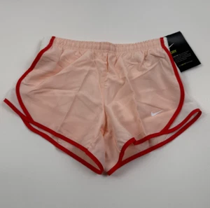 Nike Girl Dri-Fit Drawstring Lined Standard Running Shorts Pink Size S NWT - Picture 1 of 11