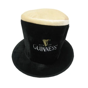 Guinness Party Black White Festive Hat Top Hat Perfect for St. Patrick's Day - Picture 1 of 1