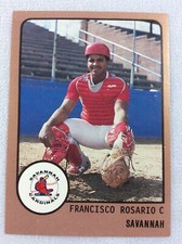 1988 Savannah Cardinals-ProCards Minor League Baseball Card-Francisco Rosario