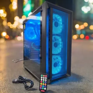 RGB i7 7th 64GB RAM 1TB SSD RTX 3060 WINDOWS 10 Pro Gaming PC Desktop Computer - Picture 1 of 12