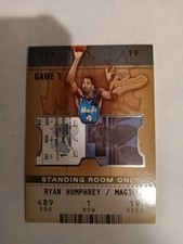 Ryan Humphrey #25/25-2002-03 Fleer Authentix Standing Room Only Card 132 