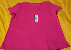 NWT Wonder Nation Girls "Kid Tough" Hot Pink short-sleeved T-Shirt XXL (18) - Picture 1 of 1
