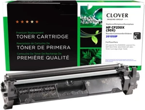 Repuesto de cartucho de tóner Clover para HP CF230X (HP 30X) | Negro - Imagen 1 de 6