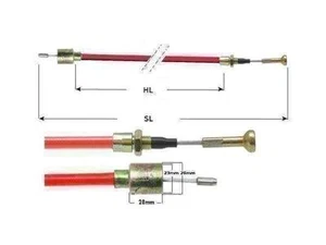 Linka hamulcowa Bowdena Alko Lina przyczepy HL1020 SL1230mm z dzwonkiem 26mm LongLife - Zdjęcie 1 z 1