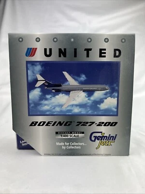 Gemini Jets 1:400 Boeing 727-200 United Airlines N7291U GJUAL114 - Image 1 of 4