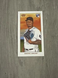 2021 Topps 206 Sixto Sanchez T206 Wave 1 Miami Marlins RC Online Exclusive Mini - Picture 1 of 2