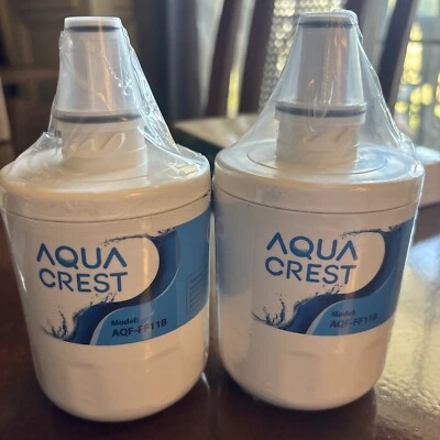 2 Lot Aqua Crest Water Filters AQF-FF11B New Sealed - Image 1 of 2