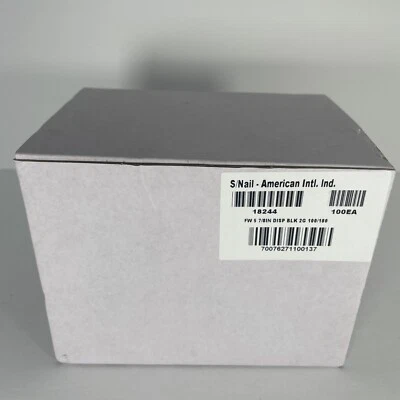 Flowery – Disposable Nail File Tapered Wood Core Silver 100/180 grit - 100ct/box - Image 1 of 3