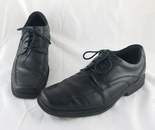 Rockport Bryanson K71509 scarpe abito in pelle nera adiprene soletta Adidas 11 5D