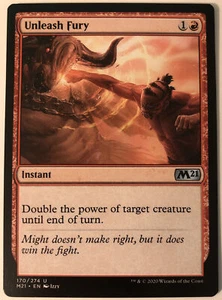 MTG Unleash Fury Core Set 2021 170/274 regolare non comune - Foto 1 di 1