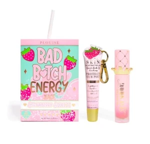 PLouise BAD B*TCH ENERGY Lip Duo Conditioner + Lip Oil STRAWBERRY New & Sealed - Picture 1 of 2