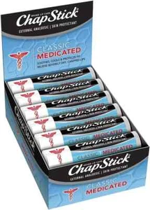 Chapstick Classic medizinisch, 0,15 Oz, 12-Stick Nachfüllpack - Bild 1 von 5