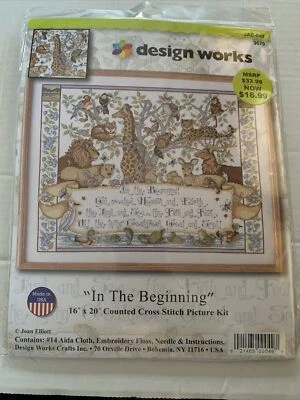 Kit de punto de cruz contado vintage #9679 diseño funciona en el principio animales Foto 1 de 4