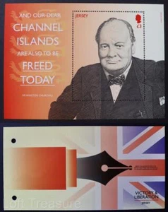 Jersey Stamps "Victory & Liberation" Presentation Pack MNH £3 M/S 2015 - Picture 1 of 6
