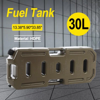 30L 8 Gallon Fuel Gas Oil Storage Tank Can Container Fit For Jeep UTV Truck Car Foto 1 de 4