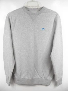 SOUTHERN TIDE NWOT MENS XS CREWNECK SWEATER GREY 100% COTTON SKIPJACK TUNA LOGO - Bild 1 von 5