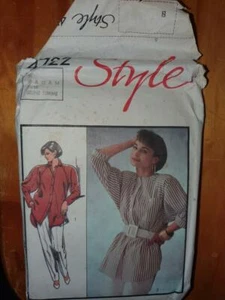 Style Sewing Pattern No 4722 Shirts and Trousers or Shorts Size 10 Used - Foto 1 di 2