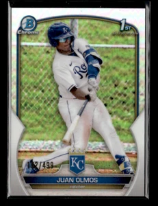 2023 Bowman #BCP-136 Juan Olmos Chrome Refractor /499 - Picture 1 of 2