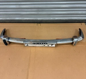 CLASSIC TRIUMPH STAG 1 PIECE FRONT BUMPER&NUMBER PLATE PLINTH-SPARES REPAIR REFU - Picture 1 of 9