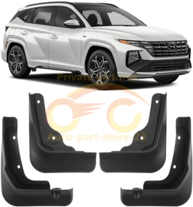 Genuine Full Set Splash Guard Mud Flaps For 2024-2025 Hyundai Tucson N Line - Picture 1 of 6