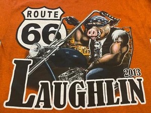 2013 Bike Fest Route 66 River Run laughlin Nevada Tee-Shirt Small Unisex - Picture 1 of 5
