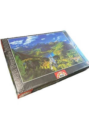 Quebra-cabeça Educa 5000 peças "Neuschwanstein e arredores", nova caixa lacrada - Imagem 1 de 4