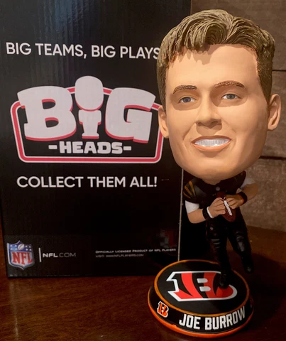JOE BURROW Cincinnati Bengals BIG HEAD Bobblehead LIMITED EDITION Of ONLY 222! Cover