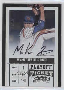 2017 Panini Contenders Draft Picks Playoff Ticket /15 Mackenzie Gore #39.2