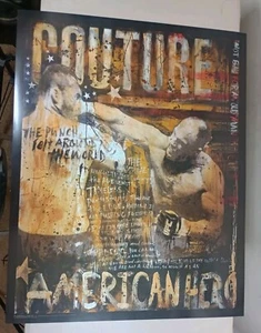  Póster UFC Randy Couture litografía calibre 34 x 27 NOS MMA Ultimate Fighting  - Imagen 1 de 9