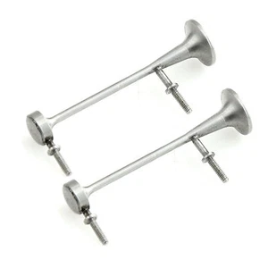 2pcs Stainless Steel Whistle Horn  1/14 King GL RC Truck Tractor DIY for Tamiya - Picture 1 of 7