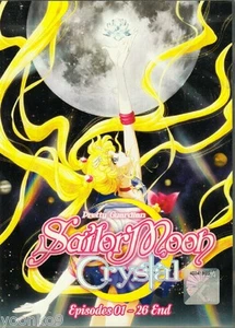 DVD Sailor Moon Crysta TV 1 - 26 End English Subtitle Anime ALL Region Box Set - Picture 1 of 2