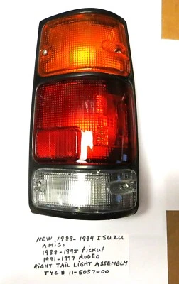 NEW 1989-1994 Isuzu Amigo, 88-95 P.U., 1991-1997 Rodeo Right Tail Light Assembly - Image 1 of 4