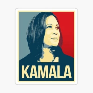 Pegatina presidencial Kamala Harris 2024 rojo azul EE. UU. - Imagen 1 de 1