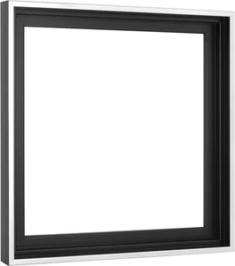 MCS Canvas Float Frames 12x12 Canvas Black & Silver Frame (1-Pack) - Picture 1 of 7