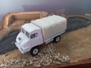 SIMCA UNIC. SUMB 4X4. BÂCHÉ BLANC. 1/50. SOLIDO - Imagen 1 de 3