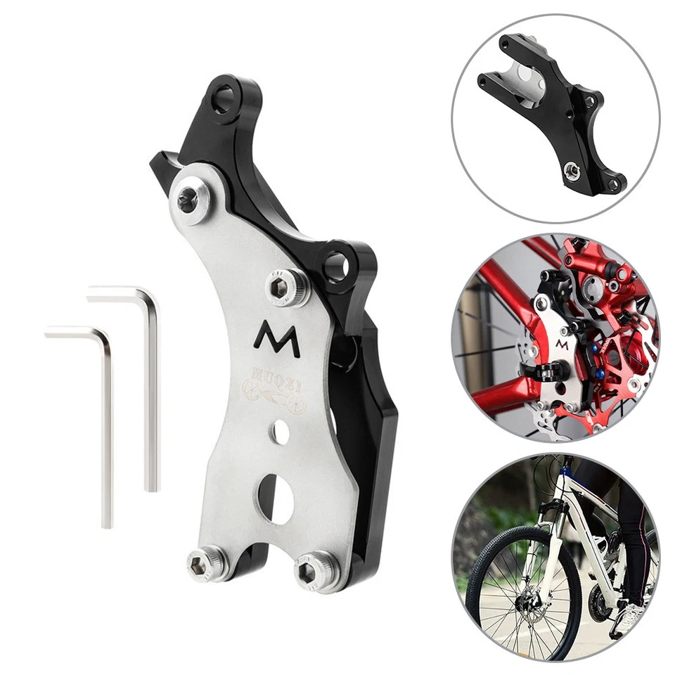 Scheibenbremsadapter Fahrrad-V-Bremse-Zu-Scheibenbrems-Konverter-Adapter Schwarz - Bild 1 von 4