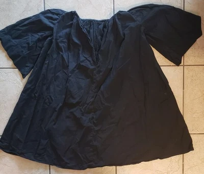 HAND MADE BLACK HALLOWEEN COSTUME WITCH girls SIZE med - Image 1 of 4