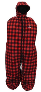 Heater Body Suit Xtreme Suit in Buffalo Plaid Red/Black Windproof Waterproof - Picture 1 of 4