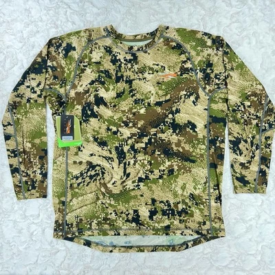 Sitka Core Lt Wt LS Crew Mens XXL Optifade Subalpine Odor Control Hunt 10033-SA - Image 1 of 4
