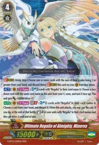 Cardfight Vanguard Regalia Suprema De Todo, Minerva G-BT14/009EN RRR - Imagen 1 de 4