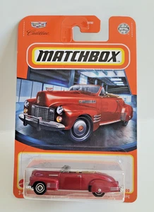 Matchbox 2022 1941 Cadillac Series 62 Convertible Coupe Metalflake Red - Picture 1 of 3