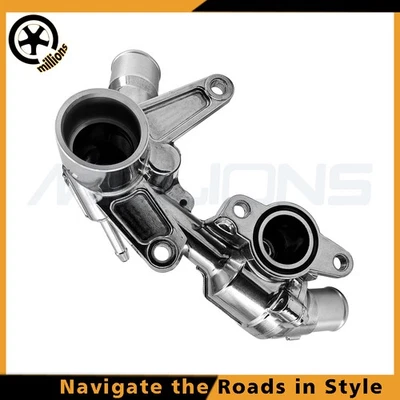 Conjunto de carcasa de termostato de refrigerante para Ford F-150 Transit 250 902-1089 2011-23 Foto 1 de 4