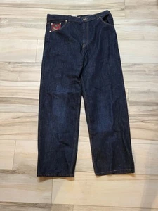 Vintage Y2K Ed Hardy True Love Baggy Jeans Mens 44x34 - Picture 1 of 5