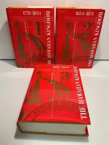 The Hawaiian Kingdom Volumes 1, 2, & 3 by Ralph Kuykendall (COMPLETE SET, HC) - Imagen 1 de 7