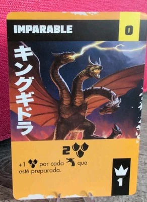 Godzilla Tokyo Clash Game Import Spanish Replacement Card 2020, Funko Kaiju. 11 - Image 1 of 4
