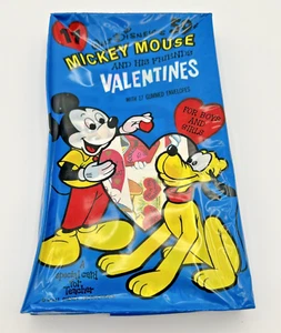 Fuld Vintage Disney 17 Mickey Mouse and His Friends Valentines Day Cards NOS USA - Picture 1 of 3