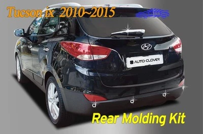 Kit Moldura Trasera Decoración Cromo B721 8P Plateado para Hyundai Tucson iX 35 2010~15  Foto 1 de 4