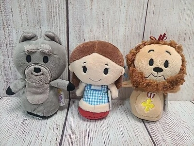 Hallmark Itty Bittys Wizard Of Oz Plush Toto Lion Dorothy Stuffed Animals 2015 - Image 1 of 4