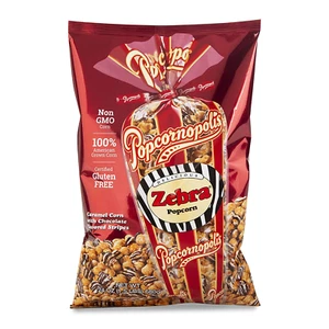 Popcorn, Zebra, 24 Ounce - Picture 1 of 12